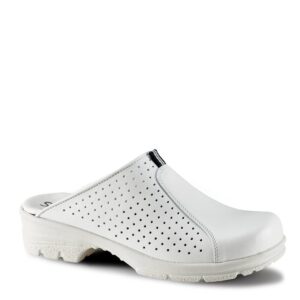 Sanity Duty Griptec klompen Geperforeerd Open Wit